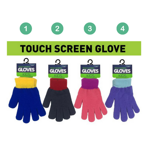 Ronis Kids Touch Gloves 4 Asstd
