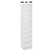 Ronis Kloset Hanging Organiser 34x22x120cm 9 Sections White