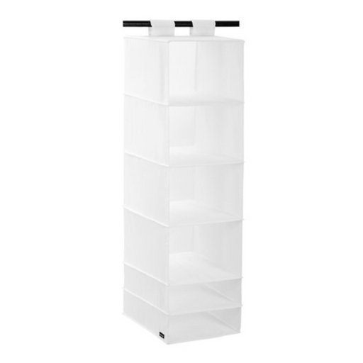 Ronis Kloset Hanging Organiser Large 45x34x125cm 6 Sections White