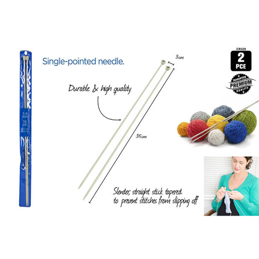 Ronis Knitting Needles 3mmx35cm