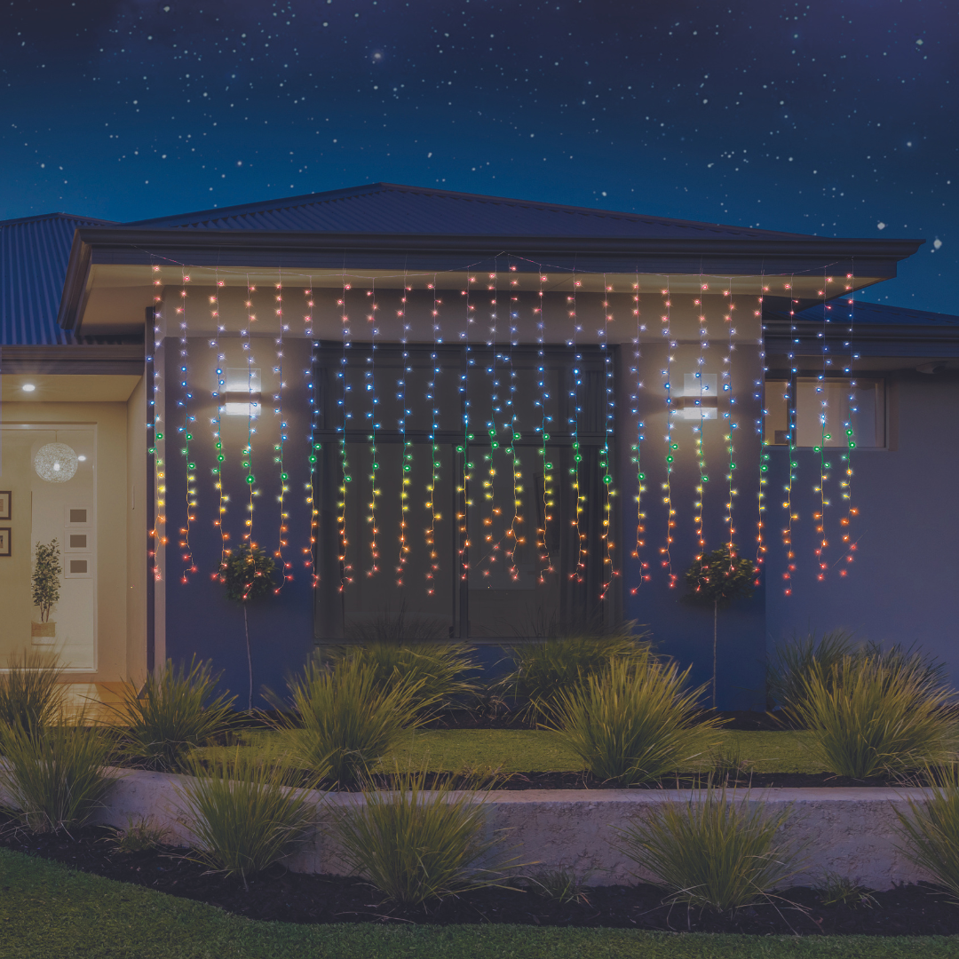LED Rainbow Curtain 360x180cm — Ronis