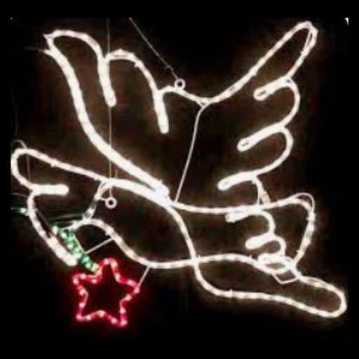 Ronis LED Motif Dove 75x69cm