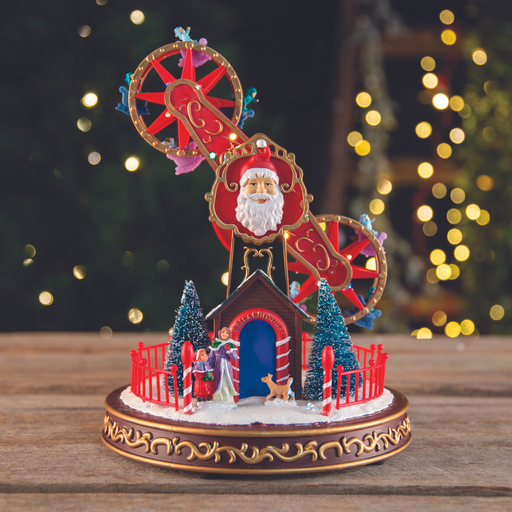 Ronis LED Musical Double Spinner Fairground Ride