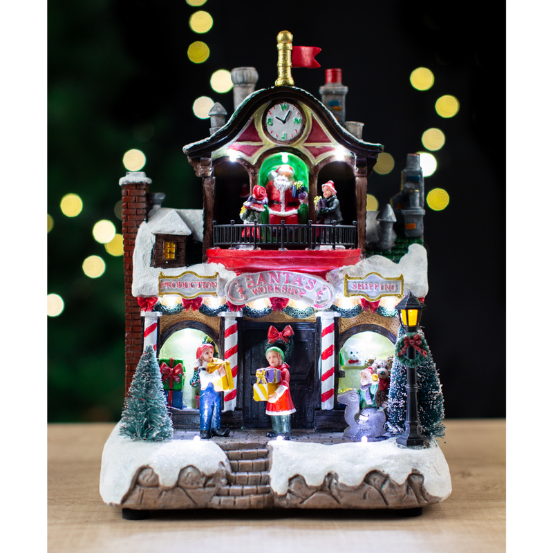 Ronis LED Musical Santas Workshop