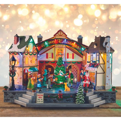 Ronis LED Musical Town Plaza Scene