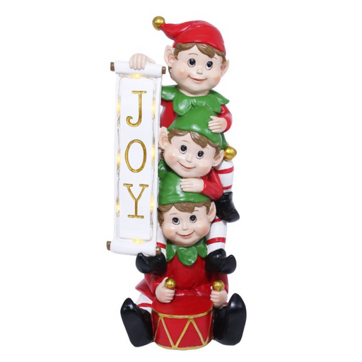 Ronis LED Resin Stacked Elves