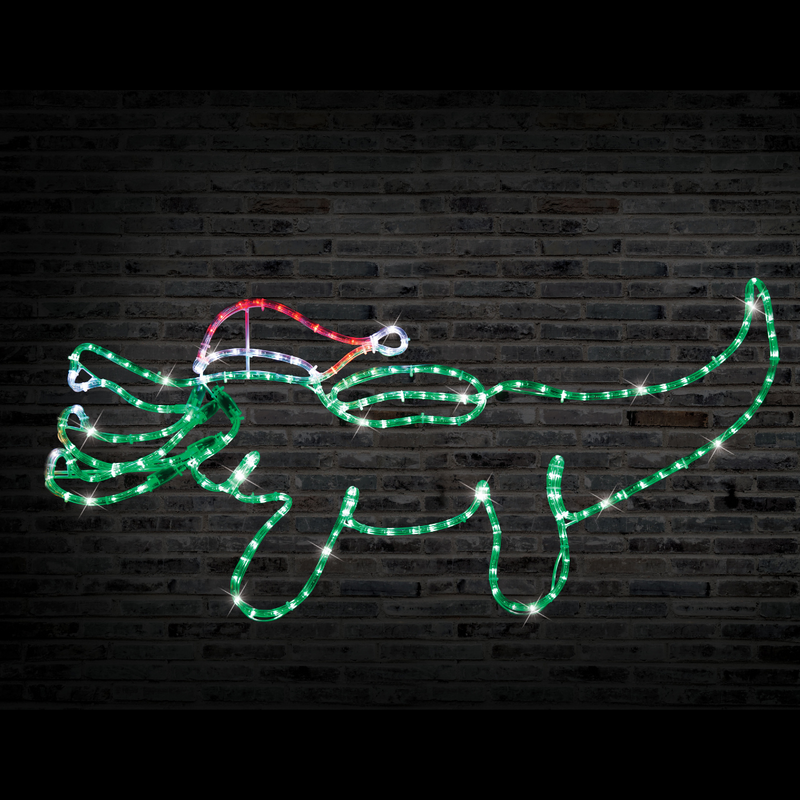 Ronis LED Silhouette Rope Light Crocodile Flash