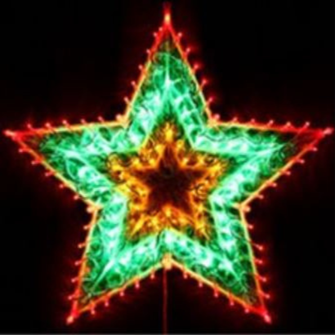 LED 3 Layer Stars 24V - RGY L54xW54 — Ronis