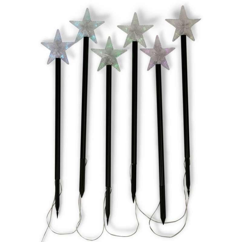 Ronis LED Smart Wi-fi Christmas Stake Lights 6 Stars