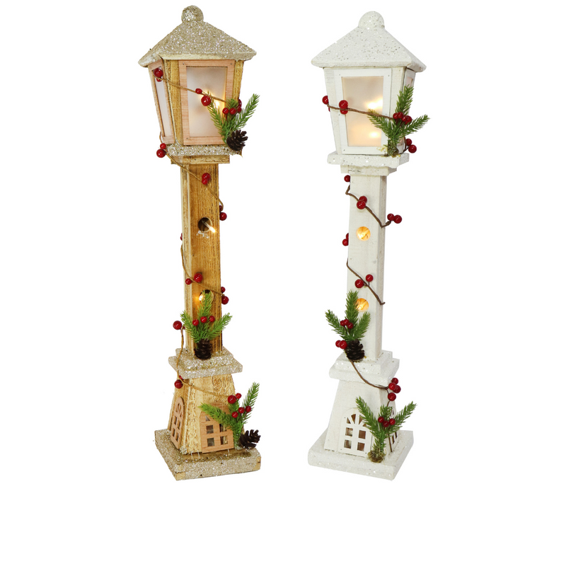 Ronis LED Glitter Lamp Post 60cm Assorted