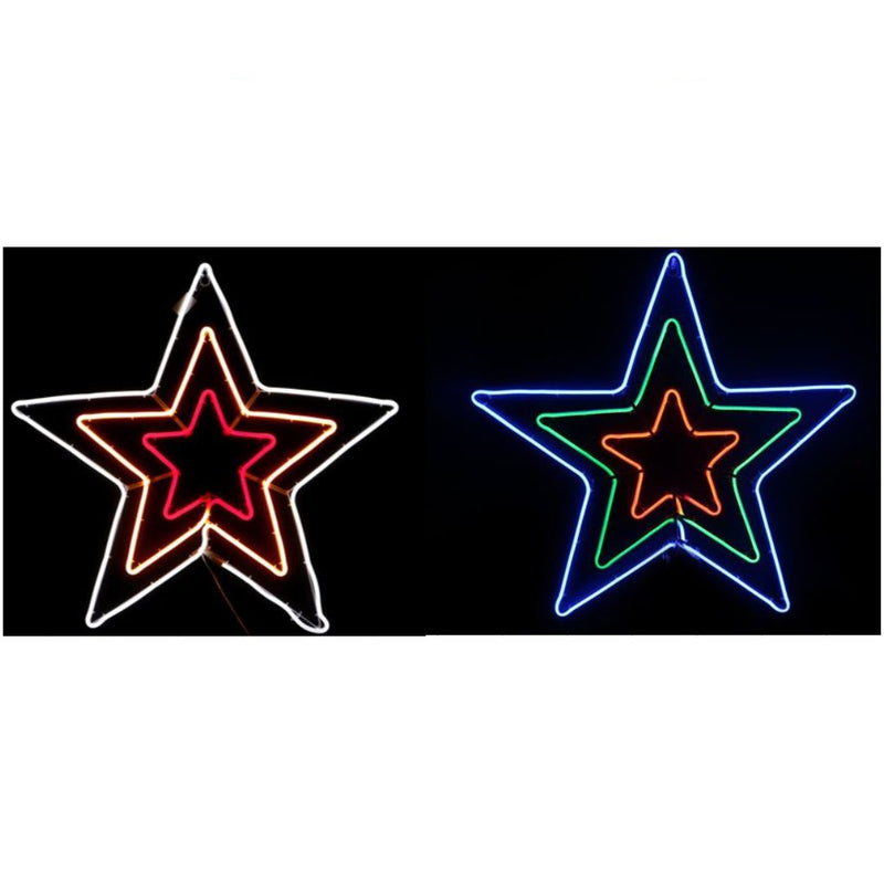 Ronis LED Silhouette 3D Star Neon Flex Strip Assorted