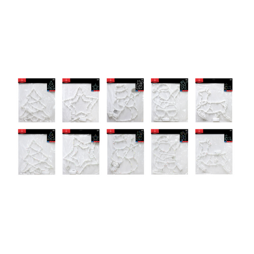 Ronis LED Silhouette Window Light Battery Operated 24L