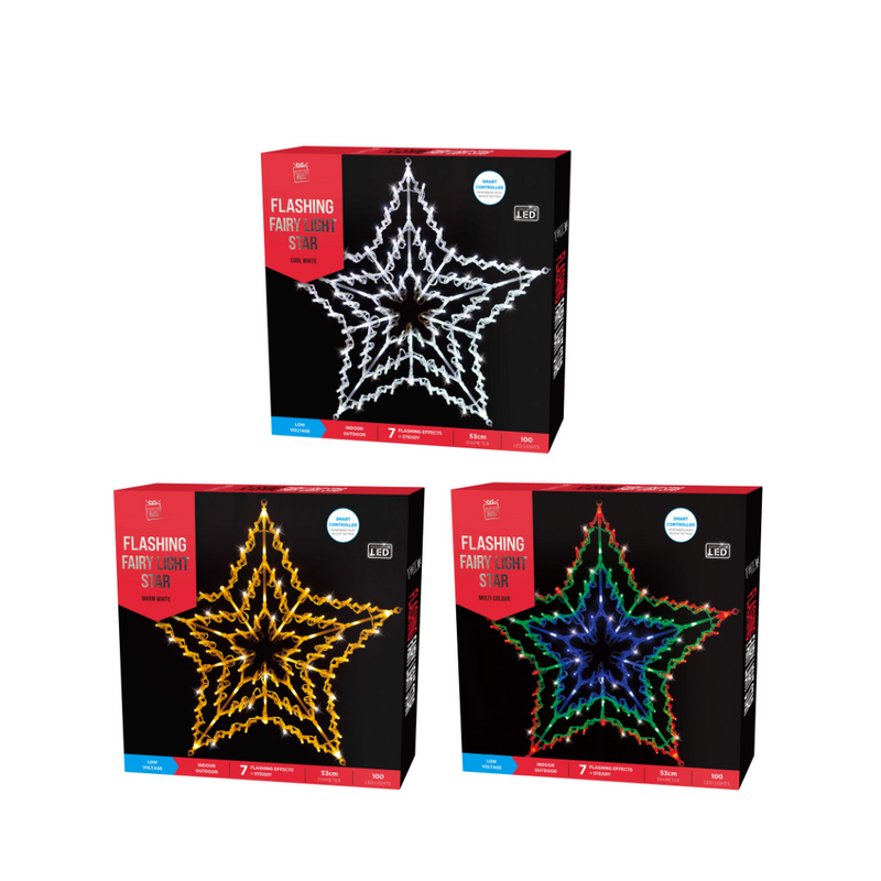 Ronis LED Star Silhouette Assorted