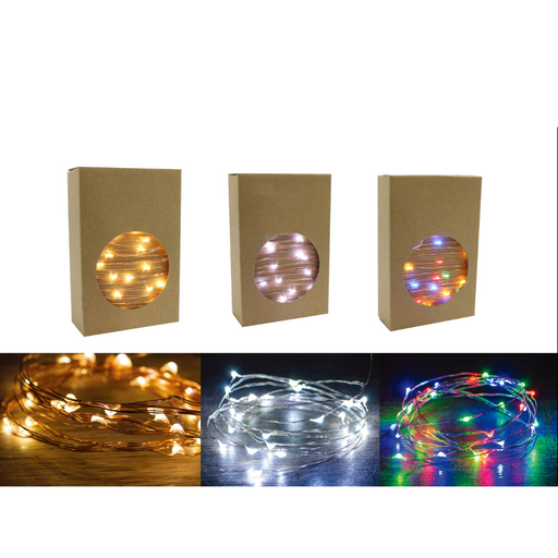 Ronis LED Starry Lights 50 Battery Operated 5m Assorted