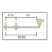 LED Fairy Light Chain Multicolour Lights Green Cord 520 Lights