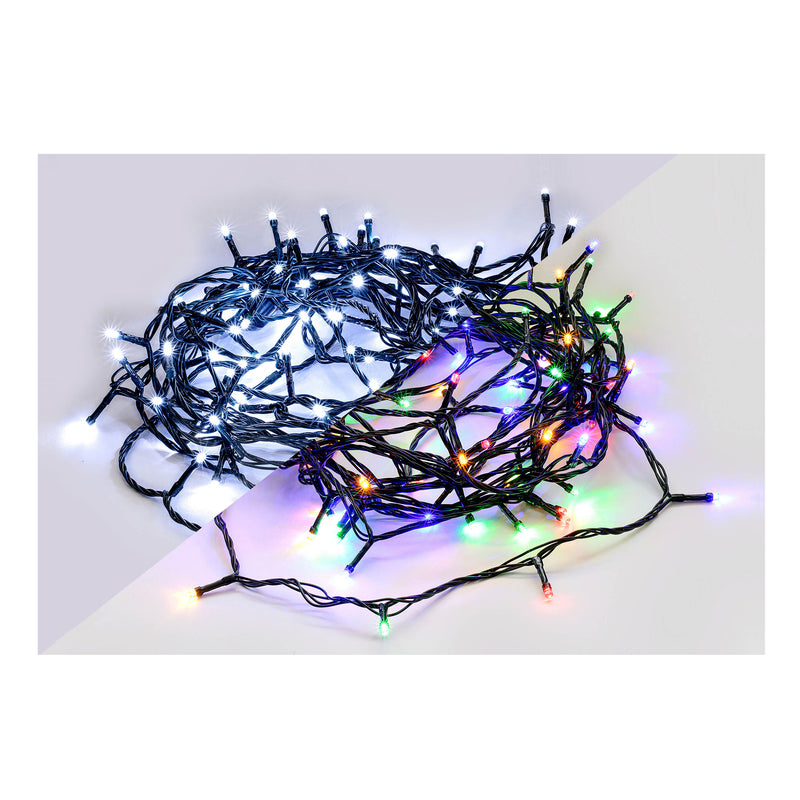 240 DUAL COLOR Conn- White-Multicolour Fairy Lights