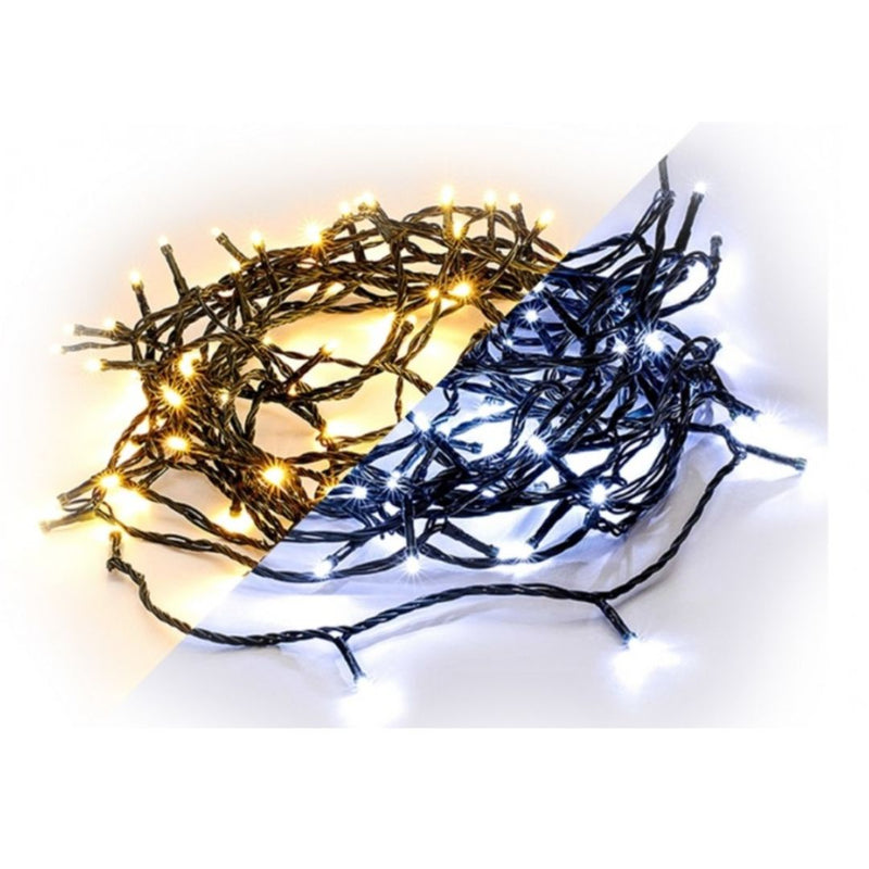 420 LED Fairy lights Dual Colour Connect Warm White/White