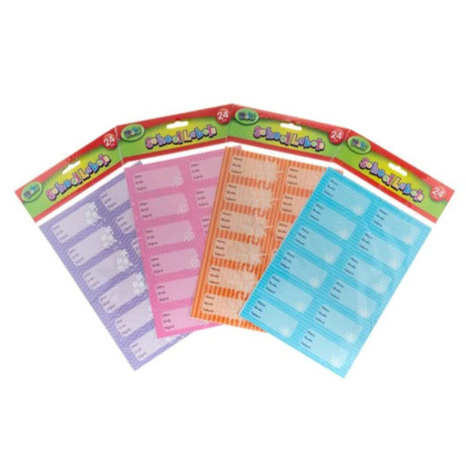 Ronis Labels School 24pk Assorted