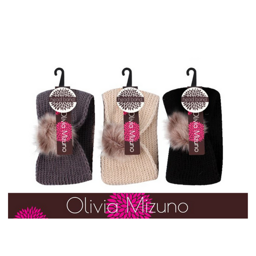 Ronis Ladies High Fashion Knit Head Band 3 Asstd