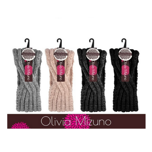 Ronis Ladies Knitted Head Band 4 Asstd