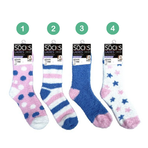 Ronis Ladies Microfiber Socks Series 2 4 Asstd