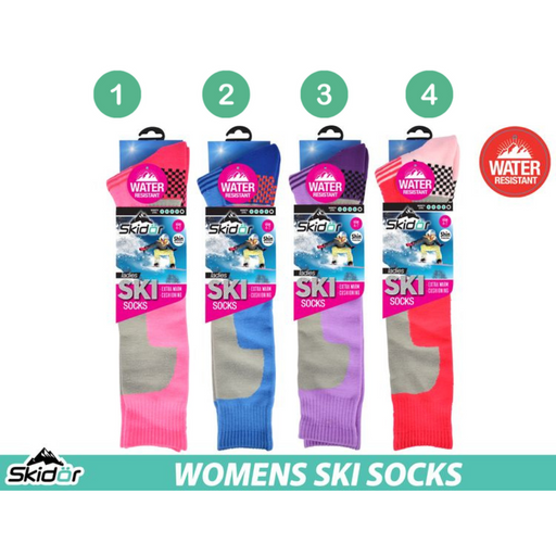 Ronis Ladies Ski Socks 4 Asstd