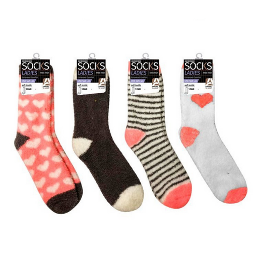 Ronis Ladies Soft Microfiber Socks Series 1 4 Asstd