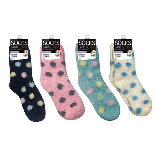 Ronis Ladies Soft Microfiber Socks Series 3 4 Asstd