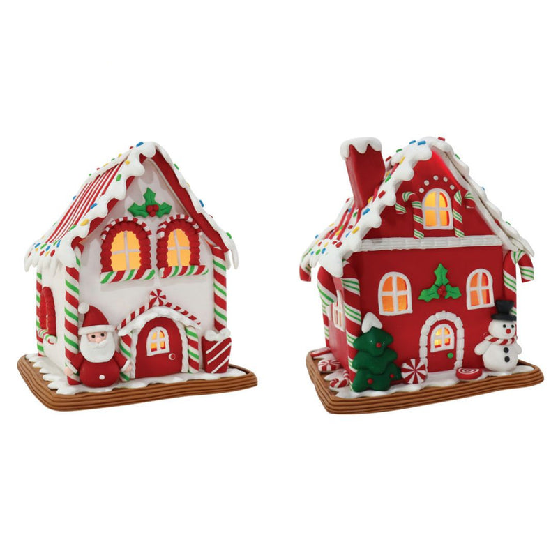 Ronis Light Up Christmas Candy House Assorted