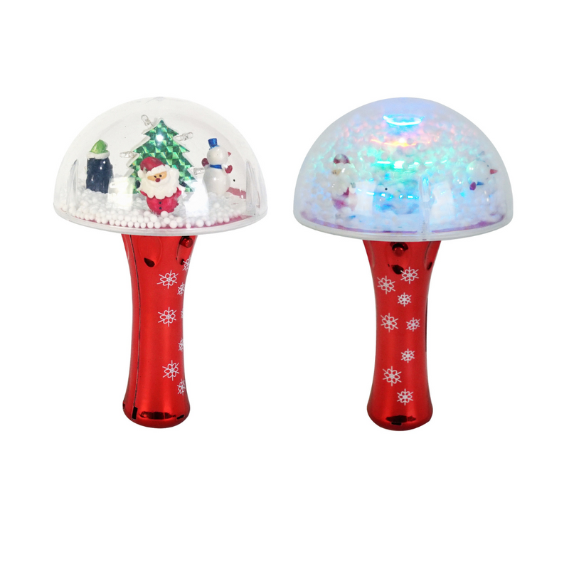 Light Up Snow Globe Wand
