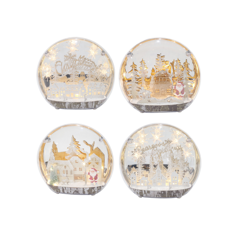 Ronis Light Up Table Dome 24cm Assorted