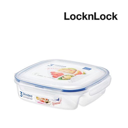 Ronis Lock & Lock Classic Special 3 Section Lunch Container 750ml