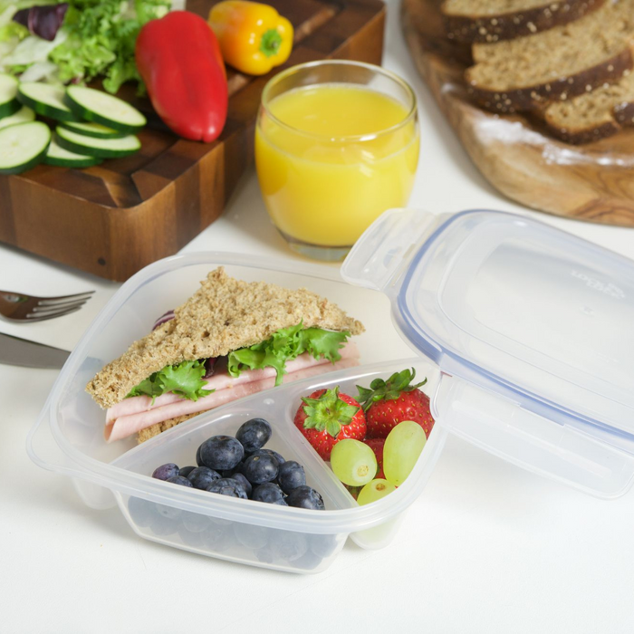 Ronis Lock & Lock Classic Special 3 Section Lunch Container 750ml
