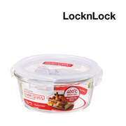 Ronis Lock & Lock Euro Glass Boroseal Heat Resistant Glass Round 650ml