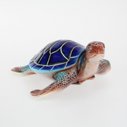 Ronis Long Blue Marble Turtle 24cm