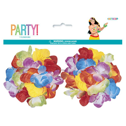 Ronis Luau Rainbow Flower Bra