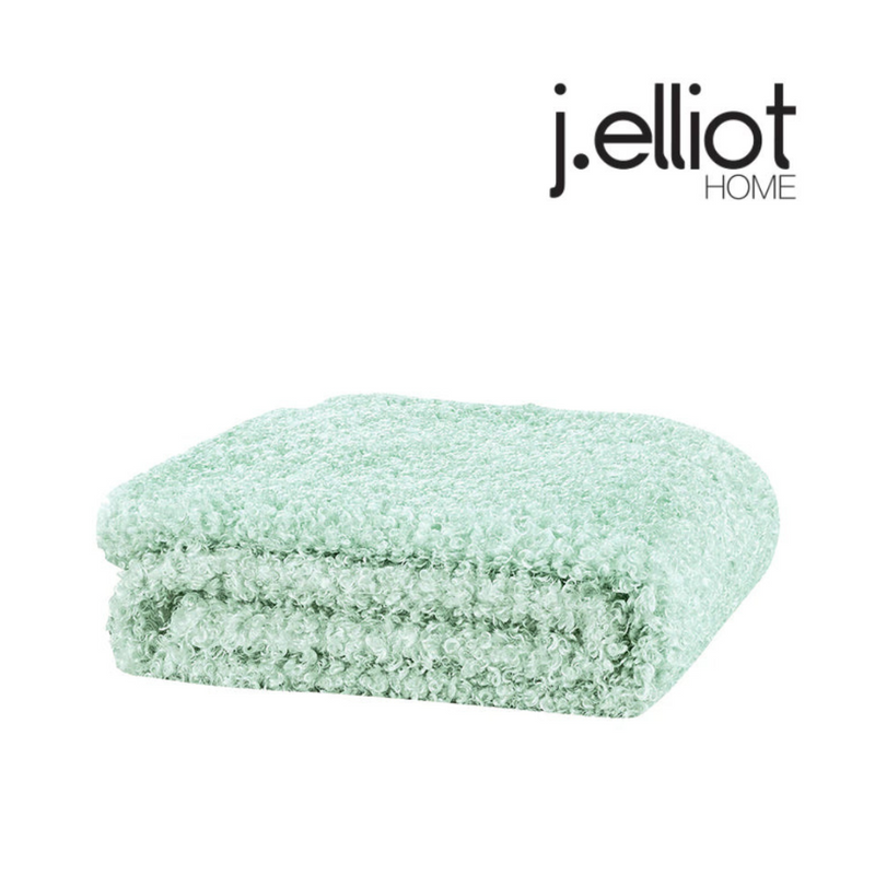 Ronis Lyla Faux Sheep Fur Throw 130x160cm Mint
