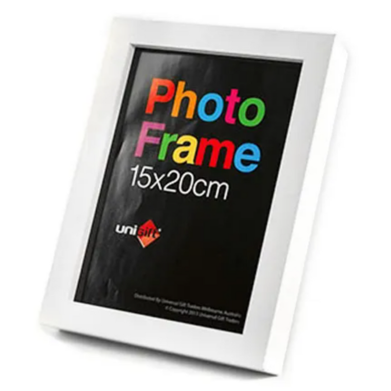 MDF photo frame white 15x20cm picture frame for photos prints and artwork