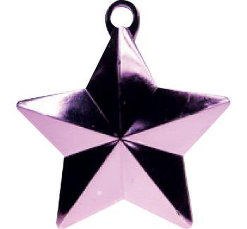 Glitz Star Balloon Weight - Pastel Pink