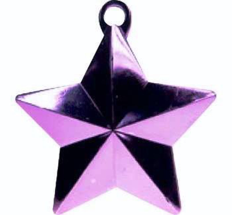 Glitz Star Balloon Weight - Lavender