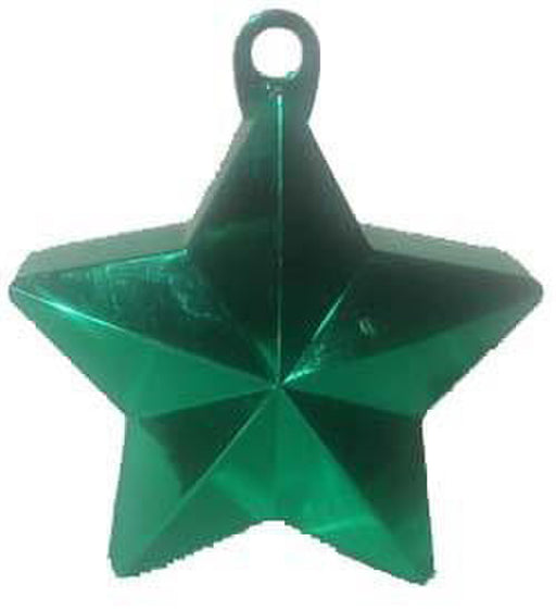 Glitz Star Balloon Weight - Green