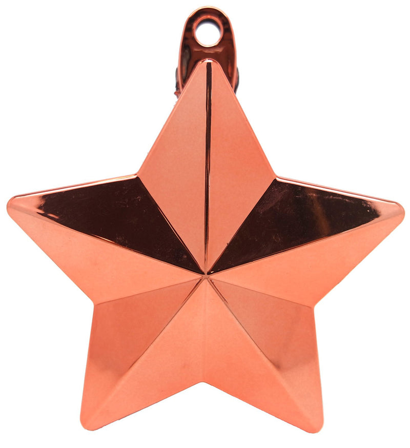 Glitz Star Balloon Weight - Rose Gold