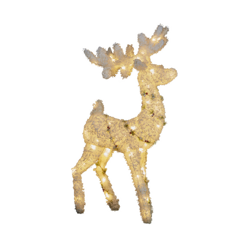 LED Snowy Deer Warm White 120cm