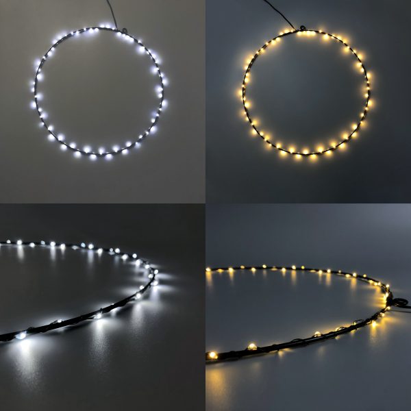 Hanging Ring with Dual Color LED - D60cm - ClearCable
