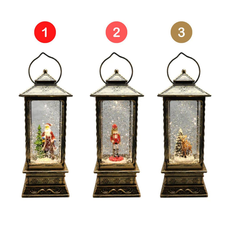 Swirl Music Lantern Rotating Scene Asst