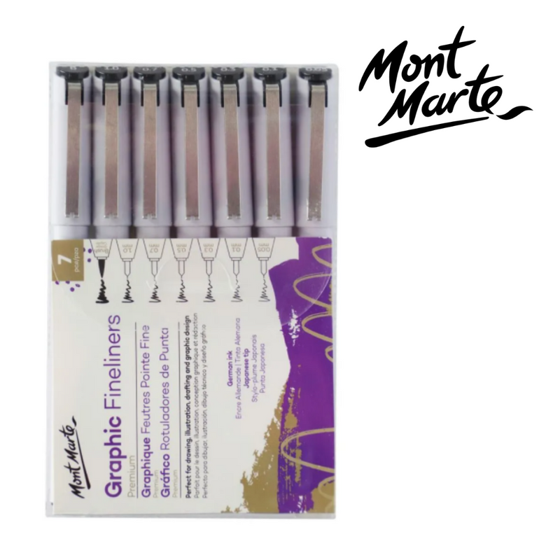 MM Graphic Fineliners Set 7pc