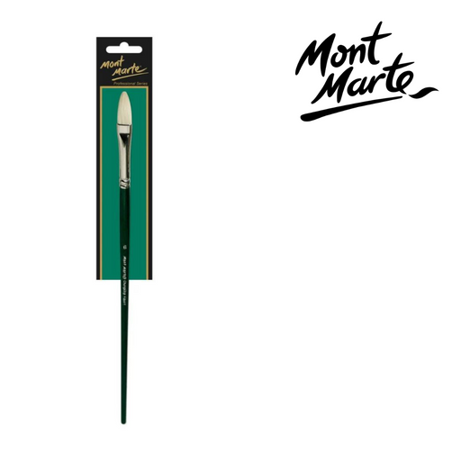 MM Artist Brush Chungking Filbert 6 natural bristle filbert brush for blending and shading in acrylic or oil