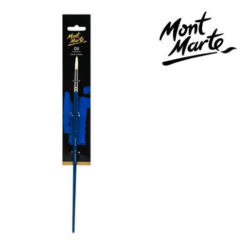 MM Artist Brush Chungking Round 6 natural bristle round paint brush for acrylic and oil painting