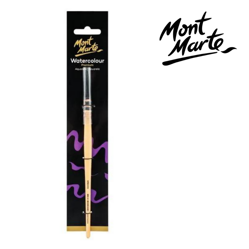 MM Artist Brush Watercolour Traditional Mop 4 small mop brush for watercolour washes, wet-on-wet blending, soft edges and lifting colour