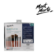 MM Brush Set in Wallet 11pc acrylic paint brush kit for canvas painting and art classes – thumbnail